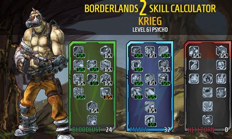 krieg borderlands 2 best build.